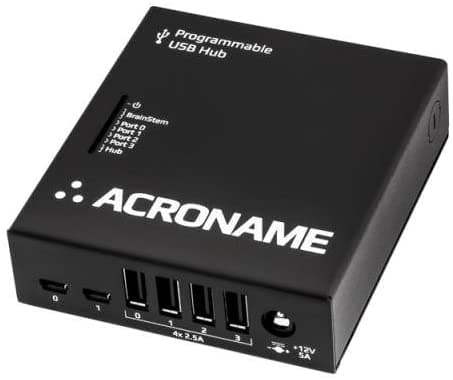 Acroname Inustrial Programable Usb 2.0 Hub 4 Puerto 2 Host 15Kv Control De Software Esd Medida De Carga Rápida Current Protección Contra La Corriente De Corrie S77-USBHUB-2X4