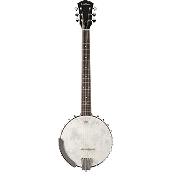 Other Washburn Americana B6-A Banjo de 6 Cuerdas sin Fondo Abierto Instrumento Musical Ideal para Bluegrass y Folk