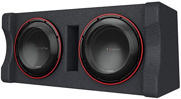 Kenwood Excelon Dual 12" Precargado De Alta Potencia Subwoofer Recinto P-XW1221DHP