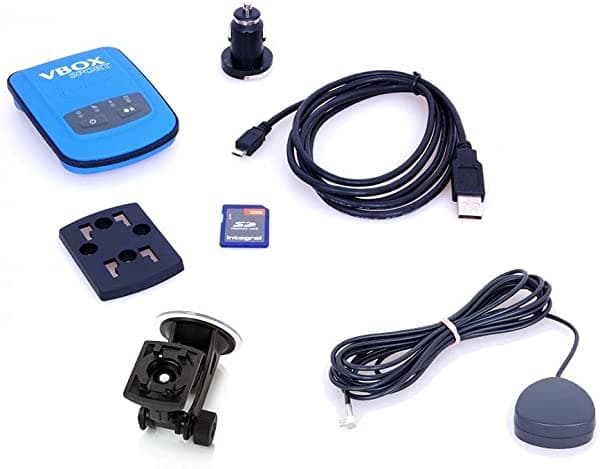 Racelogic Vbox Deporte Combo Kit Con Cierre Magnético Antena Gps Y Base Con Ventosa