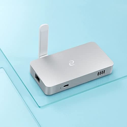 Generic Deeper Connect Mini - Enrutador Vpn Inteligente Ilimitado/Minero | Hardware De Bloqueo De Anuncios Firewall Seguridad De Internet Control De Padres Protección Iot Plata 7.25 Largo X 4.75 Ancho X 2.5 Pulgadas De Alto