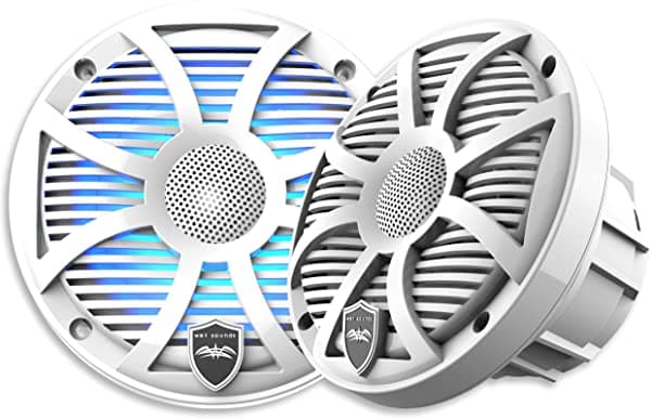 Wet Sounds Revo 6 - Parlantes Marinos LED de 6 Pulgadas REVO 6-SWW
