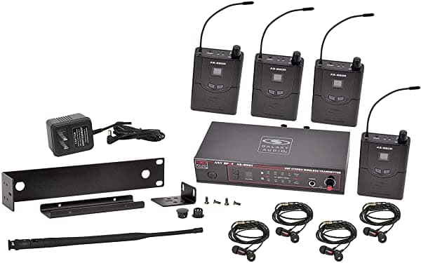 Galaxy Audio As-950-4N - Sistema De Monitor Personal Inalámbrico En El Oído Banda N