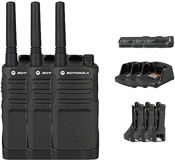 3 Paquete De Motorola Rmu2040 Business Radio Dos Vías 2 Vatios 4 Canales Especificaciones Militares 20 Rango De Piso