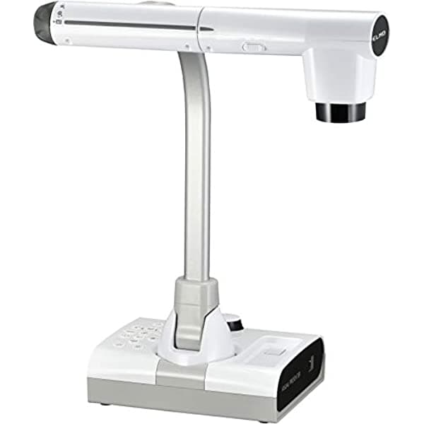 Elmo 1379 Modelo Tt-12W Stem-Cam Presentador Visual Cámara De Documento Con 192X Zoom (12X Óptico + 16X Digital) 1/2.3" Sensor Cmos 3.4 Megapíxeles 30 Fps Entrada Y Salida Hdmi Rgb Usb Ethernet Wi-Fi