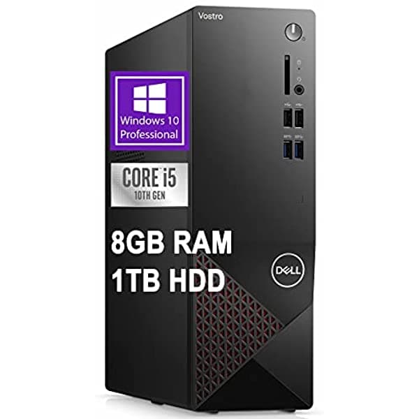 Dell Buque Insignia Vostro 3000 3681 Computadora De Escritorio De Pequeñas Empresas 10Th Gen Intel Hexa-Core I5-10400 Beats I7-7700 8Gb Ram 1Tb Hdd In Dell Vostro 3681
