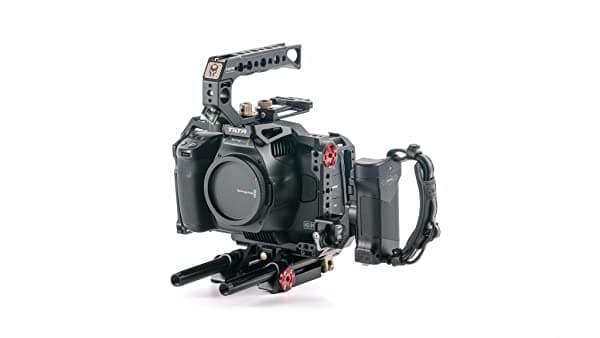 Tiltaing - Jaula Para Cámara Bmpcc 6K Pro Advanced Kit Ta-T11-A Blackmagic Pocket Cinema Camara Rig (Kit Avanzado Táctico Gris)