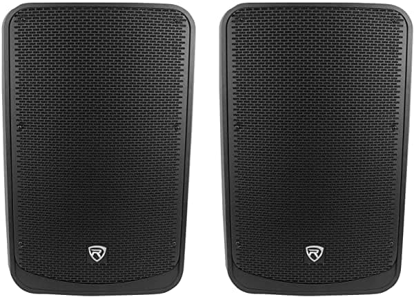 2 Rockville Titan 15 15 "2000W Potenciados Dj Pa Altavoces/Bluetooth/Dsp/Wireless Tws (2) TITAN 15