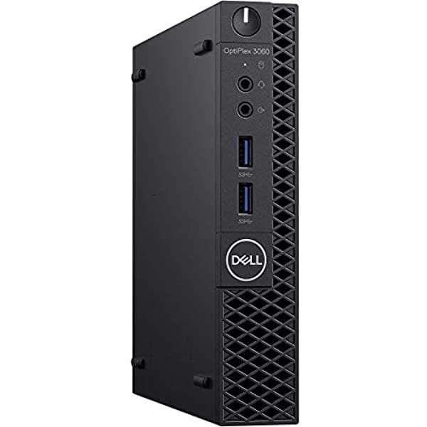 Dell OptiPlex 3060 Micro Computadora de escritorio con Intel Core i3-8100T 3.1 GHz Quad-Core 4 GB RAM 500 GB HDD (WMT3D)