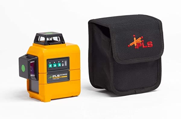Pacific Laser Systems Fluke PLS 3X360G Z TOOL Nivel láser de líneas verdes 360 grados con estuche (accesorios y baterías no incluidos)