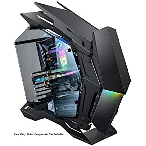 HELLOLAND Jonsbo MechWarrior MOD-3 - Gabinete para computadora gaming (XL-ATX) panel frontal de 14.173 in con iluminación ARGB de 5V USB 3.0 x2 (blanco)