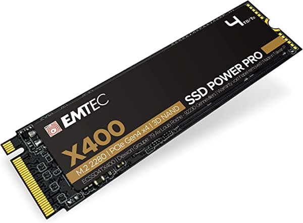 Emtec Unidad Interna De Estado Sólido (Ssd) Ecssd4Tx400 Power Pro M.2 2280 Pcie Gen 4.0 X4 De 4 Tb