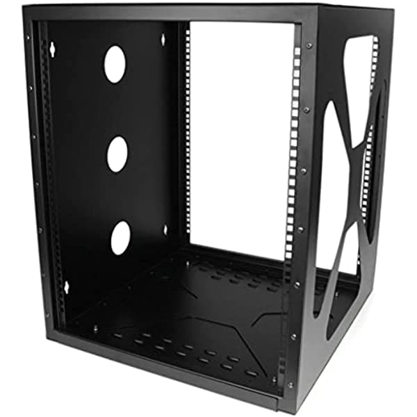 Startech.Com Rack De Montaje En Pared 12U - Rack De Pared Para Equipos It - Rack De Datos De Montaje En Pared De Marco Abierto (Rk1219Sidem)