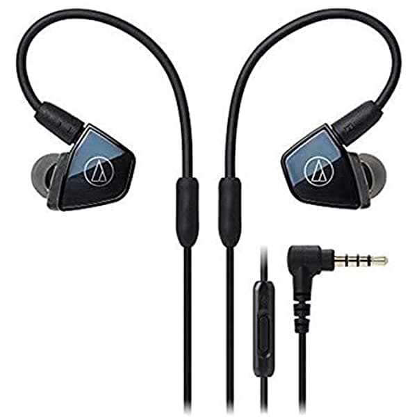 Audio-Technica Ath-Ls400Is Unidad De Armazón Quad Auriculares In-Ear Con Micrófono En Línea & Control