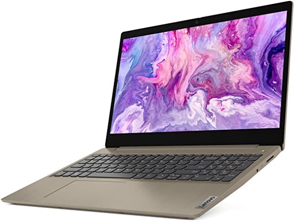 2021 Lenovo IdeaPad 3 15.6" HD Notebook Intel Dual-Core i3-1005G1 8GB RAM DDR4 512GB M.2 SSD Intel UHD Graphics HDMI Lector De Tarjetas Bluetooth Webcam Almendra Windows 10 Con USB 3.0 Flash Drive 81WE0016US