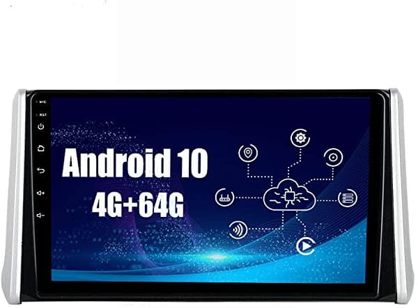 Sygav Android 10 Para 2019 2020 Toyota Rav4 Radio Con Carplay Android Auto 9 "Pantalla Táctil Estéreo Gps Navegación Unidad Principal