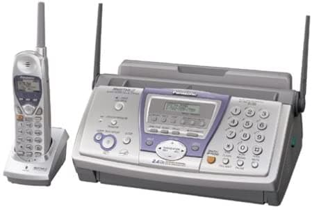 Panasonic Kx-Fpg381 Fax De Papel Plano Y 24 Ghz Teléfono Inalámbrico Combo