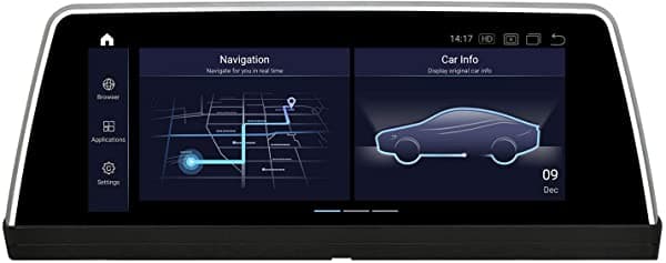 Pemp Pantalla Vertical Android 10 Sistema 1920X720 Hd 10.25 Pulgadas Qualcomm 8-Core 4G+64Gb Android Auto Carplay Para Bmw E65 E66 (2002-2008) PP-5807