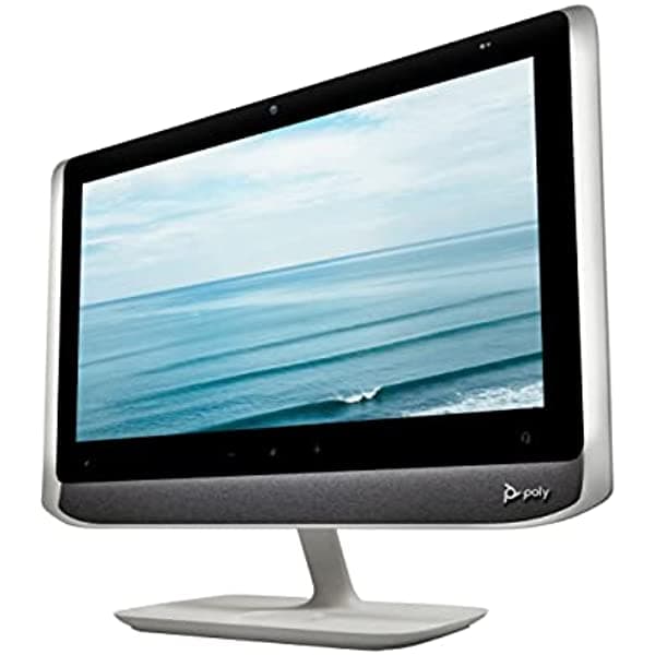 Poly - Studio P21 - Pantalla Personal Para Reuniones (Plantronics + Polycom) - Calidad De Vídeo Hd De 1080P - Pantalla De 21 Pulgadas De Grado Empresarial - Altavoces Estéreo Integrados - Certificado Para Zoom Y Equipos 2200-87100-001