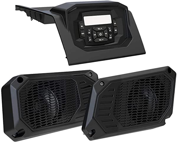 Polaris Off Road Bluetooth Control Apple Estéreo Am/Fm Dash Y 2 Altavoces 5.25 De Mb Quart 2882750