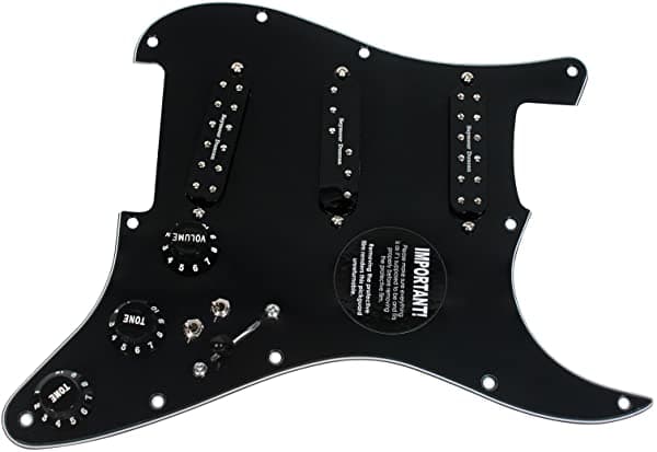Fender Stratocaster Strat Golpeador Cargado Duncan All Axe Con 2 Cabillas 24-12-13-2T