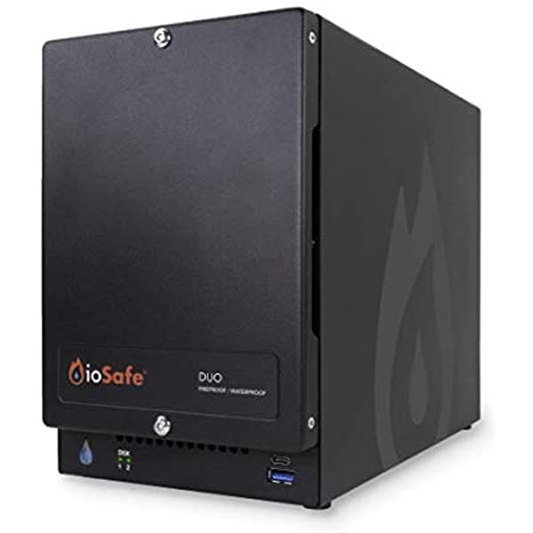 Iosafe Duo Raid 1 Usb 3.2 Incendio/Impermeable Disco Duro De Escritorio