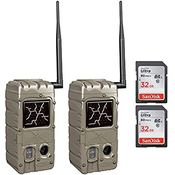 Cuddeback Cuddelink Power House G-5079 - Juego De 2 Cámaras Con 2 Tarjetas Sd De 32 Gb (4 Unidades) G-5079_K1