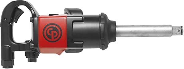 Chicago Pneumatic Cp7783-6 Llave De Impacto De Aire (1 Pulgada) Yunque De 6 Pulgadas Herramienta De Reparación Y Montaje Industrial De Pistola De Aire Mango En D Perro Balancín Sin Pines Salida De Par Máximo 1770 Pies Lbf/2400 Nm 2400 Rpm