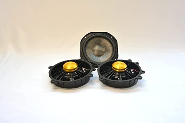 Light Harmonic Tesla Model 3 Premium Sistema sonido Stereo Kit | Diseñado Para Modelo 3 | X2 Woofer De Puerta Delantera X1 Subwoofer | Plug N Play Con Graves Altos Y Música Alta | Fácil Instalación (3 Altavoces)