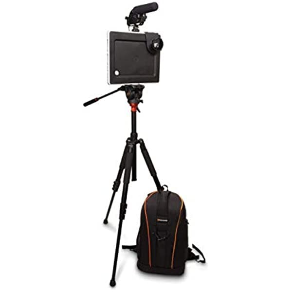 PADCASTER Kit de Inicio Filmado Portátil Kit de Producción Básica para Principiantes Compatible con iPad Air 2 Pro 9.7 Gen 5 Gen 6 PCSTARTER-97