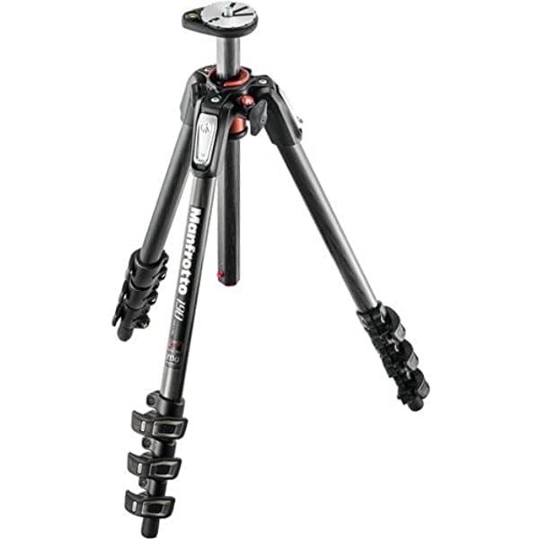 Manfrotto Mt190Cxpro4 4 Secciones De Patas Trípode De Fibra De Carbono Con Q90 Columna (Negro) Incluye Un Bono Zaykir Trípode Correa Antideslizante Con Dos Bucles De Liberación Rápida ZATS01