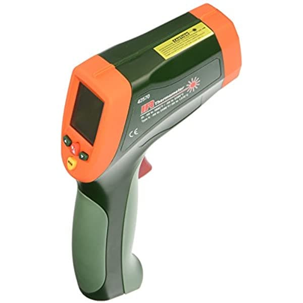 Extech 42570 Termómetro Infrarrojo Dual Láser Verde Naranja 2200 Grados Celsius