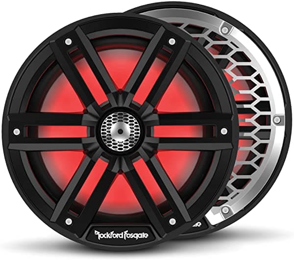 Rockford Fosgate M2-8B Color Optix - Sistema De Altavoces De 2 Vías Marinos Color Negro (Par)
