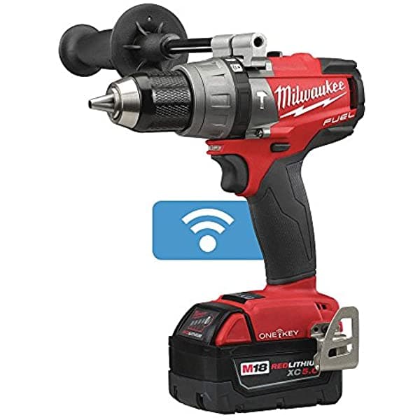 Milwaukee 2706-22 M18 Combustible Una Llave De 18 Voltios De Litio Sin Escobillas 1 2 Pulg. Kit De Controlador De Perforación De Martillo Inalámbrico