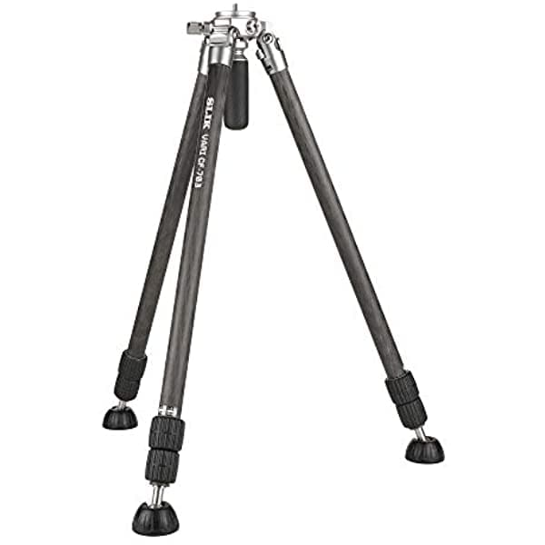 Slik Pro Vari Cf-703 Carbon Fiber Trípode Complete Profesional Kit 615-928