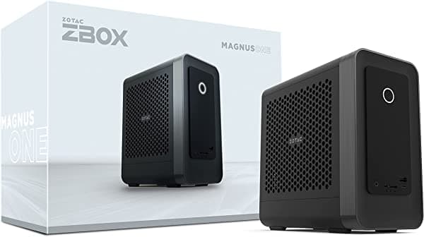 Zotac Magnus One Ecm7307Lh Mini Pc Geforce Rtx 3070 Lhr Intel Core I7-10700 16Gb Ddr4/512Gb Ssd/1Tb Hdd/Windows 10 Home 64-Bit System Zbox-Ecm7307Lh-U-W2B