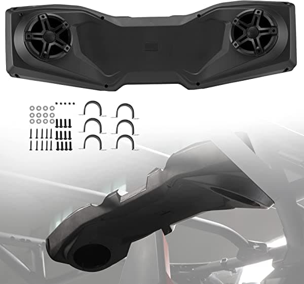 A & Utv Pro Mtx - Paneles De Altavoces Centrales Superiores Para 2017-2022 Can Am Maverick X3 Max Accesorios Reemplaza Oem # 715004748 AUPRSMCANM1U