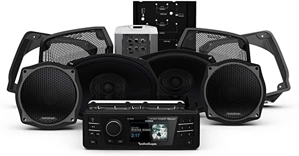 Rockford Fosgate HD9813SG-Stage3 Receptor Multimedia Digital 4 Parlantes y Amplificador Kit 1998-2013 Harley-Davidson Street Glide