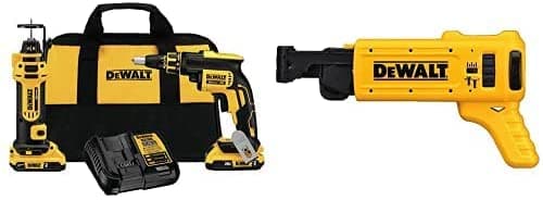 Dewalt Dck263D2 20V Max Xr Li-Ión Inalámbrica Drywall Warning Tool Kit Dcf6201 20 Volt Max Xr Li-Ion Carro De Secado Tornillo Inofoleto Adju DCK283D2