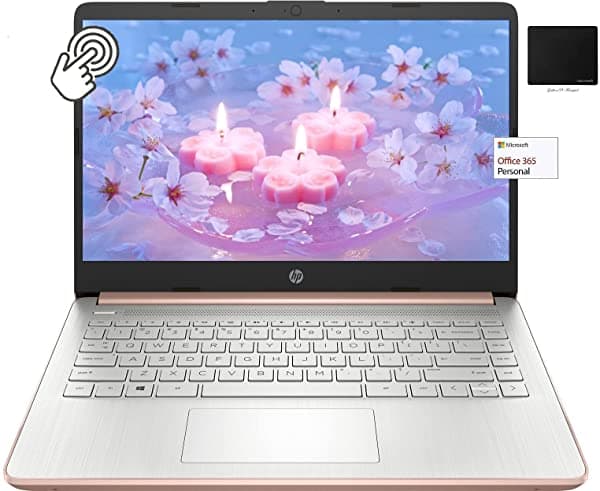 Hp 14 '' Luz Táctil Delgada Laptop Amd Dual-N-N-Core 3020E 8Gb Ram 192Gb Almacenamiento64Gb Emmc+128Gb Ssd Webcam 1 Año Office Win10 Galliumpi Mousepa 232218