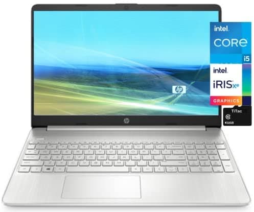 2021 Hp 15.6 Pulgadas Full Hd 1080P Business Laptop Intel Quad-Core I5-1135G7 32 Gb Ddr4 Ram 512 Gb Pcie Ssd Intel Iris Xe Graphics Usb-C Hdmi Wi-Fi Windows + Titac Color Plateado HP 15 Inch i5