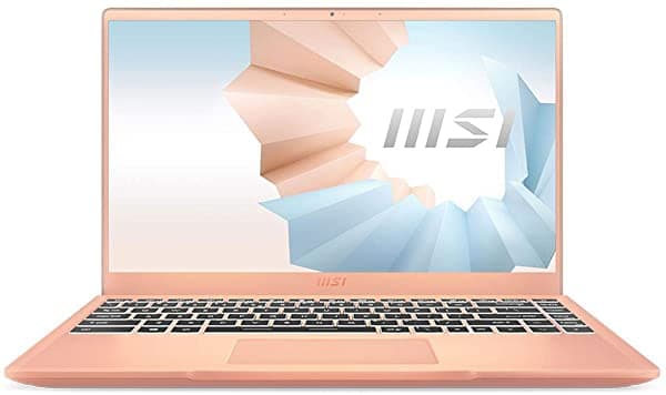 Msi Moderna Laptop Profesional 14 Pantalla De Bisel Delgado Nivel Ips De 14 Pulgadas Intel Core I7-1165G7 Nvidia Geforce Mx450 16 Gb De Ram 512 Gb Nvme Ssd Win10 Pro Mousse Beige (B11Sb-290) Modern 14 B11SB-290