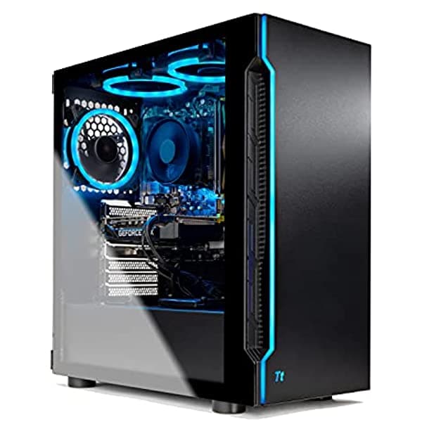 Skytech Shadow 3.0 - Computadora De Escritorio Para Videojuegos Ryzen 5 3600 6 Núcleos 3.6 Ghz Gtx 1660 Super 6G Ssd De 1 Tb Ddr4 3000 Ac Wifi Windows 10 Home 64 Bits Negro ST-SHADOW-0243-AM