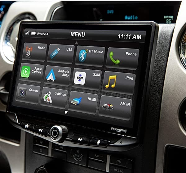 Stinger Heigh10 - Kit De Repuesto Estéreo De Pantalla Táctil De 10 Pulgadas Para Camiones Ford F-150 (2009-2014) Compatible Con Apple Carplay Android Auto Bluetooth Navegación Gps Usb Dual Kit De Tablero De Ajuste Personalizado (Sth10F150)