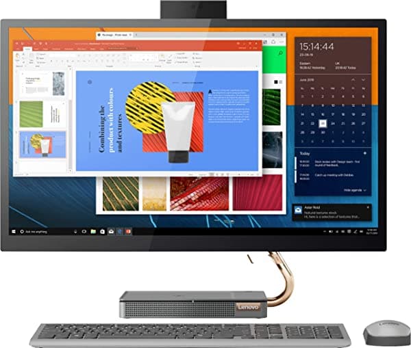 Lenovo Ideacentre 27" Qhd Pantalla Táctil Todo En Uno Pc Con 16Gb Ddr4 Ram 512Gb Pcie Ssd Intel 8 Core I7-9700T Procesador Hasta 43 Ghz Windows 10 Home A540