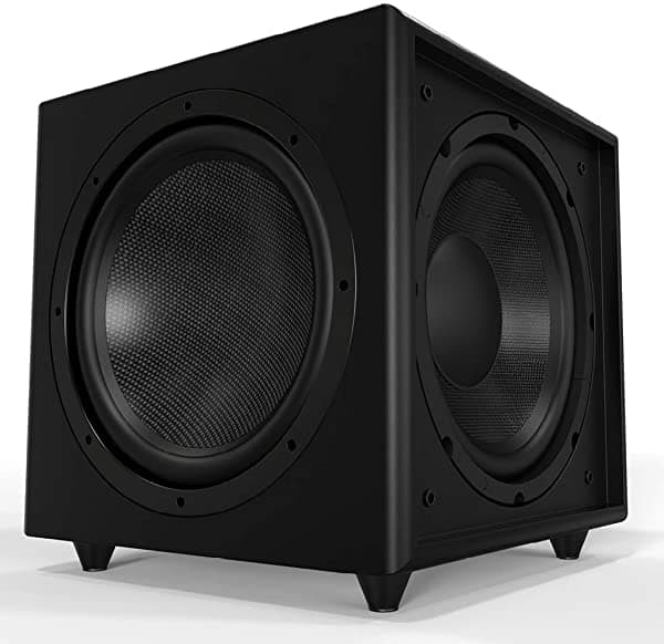 Osd Black Trevoce Triple 12 Potenciado Subwoofer 800W Cine En Casa Ready Dsp Control De Aplicaciones Final De Cuero Faux TreVoce12