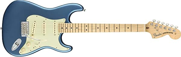 Fender American Intérprete Stratocaster Mn Satin Lake Placid Blue Fondo 114912302