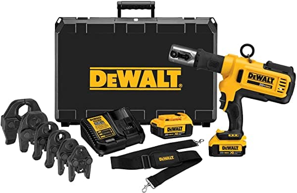 Dewalt Dce200M2K 20V Plomeria Pipe Press Tool Kit Cabezales