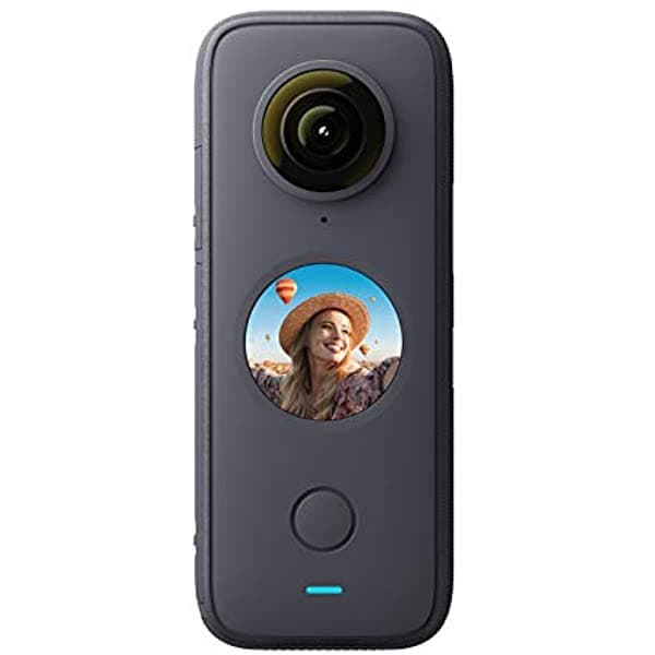 Insta360-1 Insta360 ONE X2 Cámara de Acción Panorámica 5.7K 30fps Pantalla Táctil LCD Impermeable HDR APP Streaming 360° Batería 1630mAh NWQ4893302847319XG