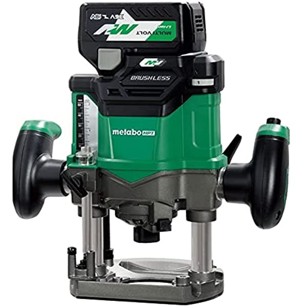 Metabo Hpt 36V Kit De Enrutador De Inmersión Múltiple | Industria Primero | Velocidad Variable | La Herramienta Incluye Bateria Y Cargador | M3612Da